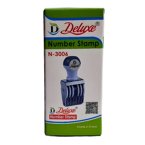 Deluxe Number Stamp N-3006