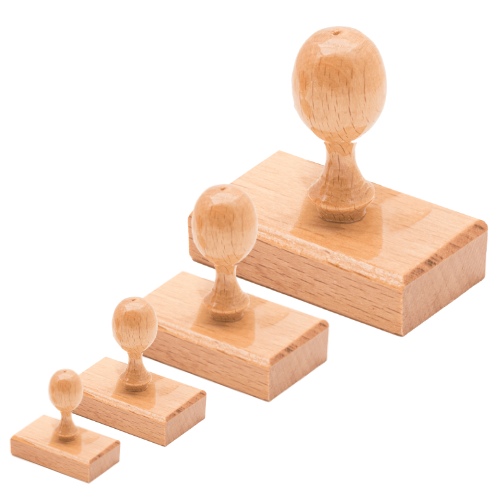Wooden Stamp Handle