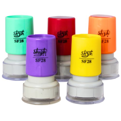 Shiny SF28 Imported Flash Round Stamp